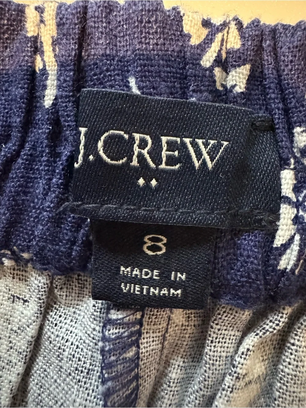 J. Crew Navy Printed High-Waist Women’s Shorts